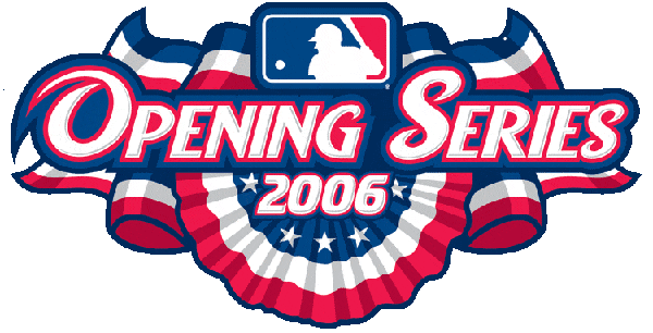 MLB Opening Day 2006 Special Event Logo iron on transfers for T-shirts